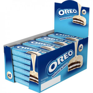 Oreo Bañadas Blanco 24 packs de 2 galletas