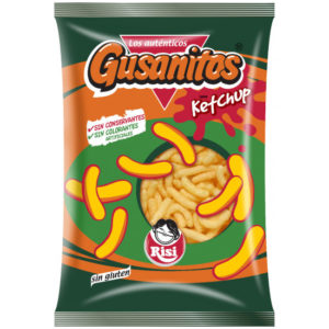 Risi Gusanitos Ketchup Familiar 85g